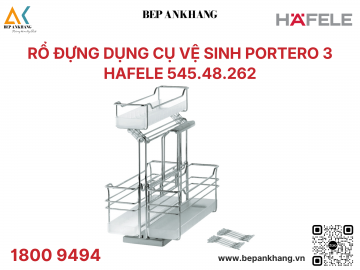 Ngăn kéo vật liệu làm sạch Hafele để lắp đế 276 x 468 x 510 mm 545.48.262